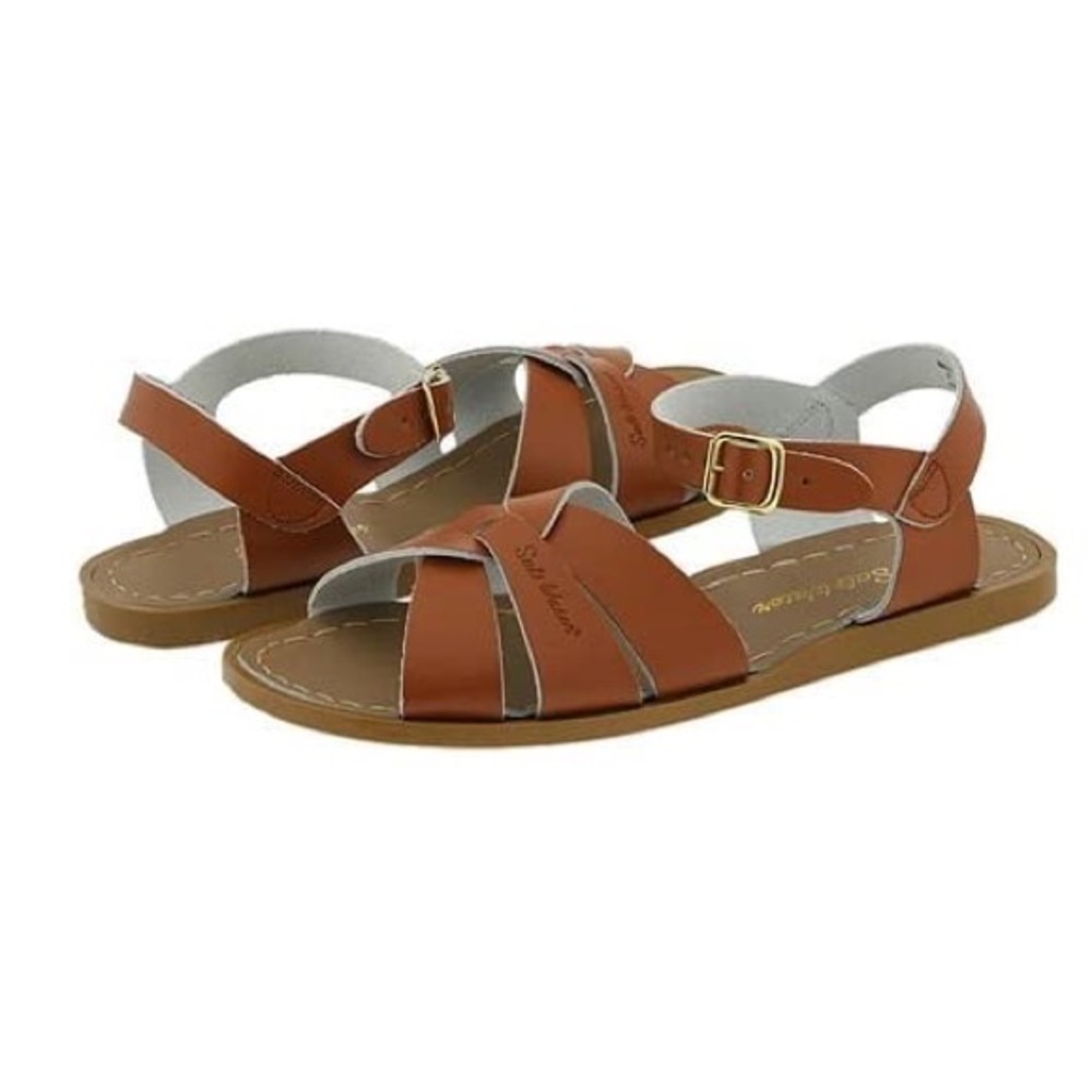 (SOLD) Brown Saltwater Sandals - 8W